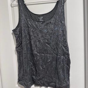 Lane Bryant sequin tank